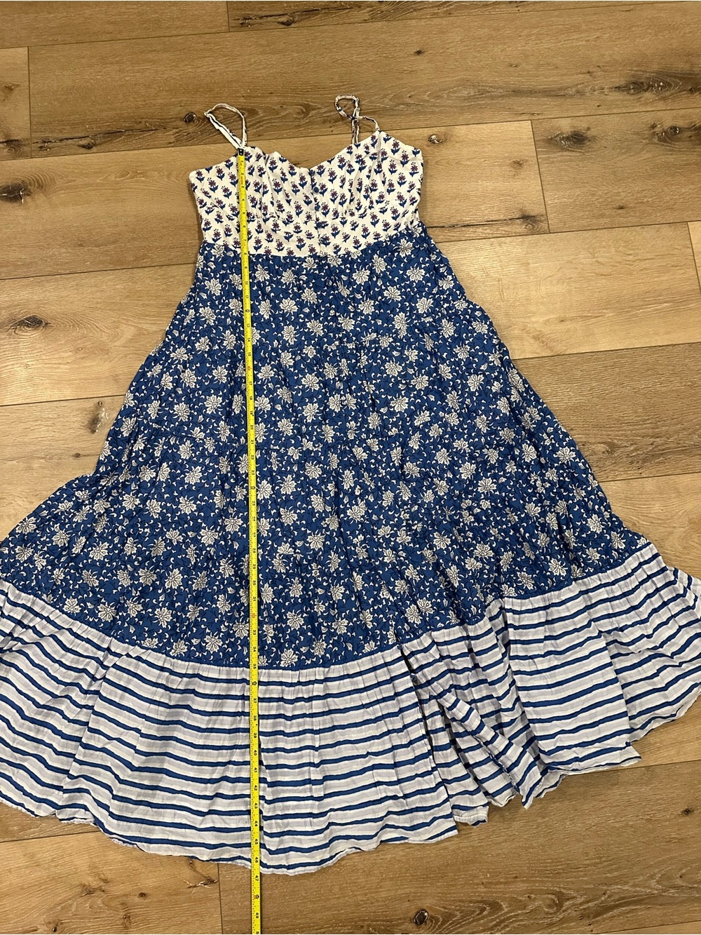 JCrew Button Front Maxi Dress in Mixed Block Print - Picture 10 of 10